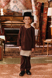 The Akar Kita Baju Melayu Teluk Belanga - Dark Burgundy