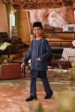 The Akar Kita Baju Melayu Teluk Belanga - England Blue