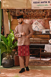 The Akar Kita Men Baju Melayu Teluk Belanga - Mahogany Rose