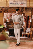 The Akar Kita Men 3/4 Sleeve Kurta - Nature Linen