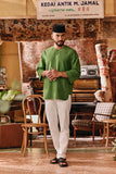 The Akar Kita Men 3/4 Sleeve Kurta - Greenflux