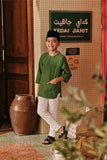 The Akar Kita 3/4 Sleeve Kurta - Greenflux