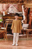 The Akar Kita 3/4 Sleeve Kurta - Nature Gold