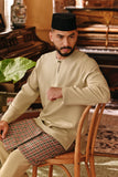 The Akar Kita Men Baju Melayu Teluk Belanga - Pale Olive