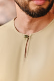 The Akar Kita Men Baju Melayu Teluk Belanga - Pale Olive