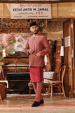 The Akar Kita Men Baju Melayu Teluk Belanga - Dark Mauve