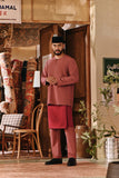 The Akar Kita Men Baju Melayu Teluk Belanga - Dark Mauve