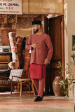 The Akar Kita Men Baju Melayu Teluk Belanga - Dark Mauve