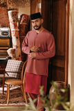 The Akar Kita Men Baju Melayu Teluk Belanga - Dark Mauve