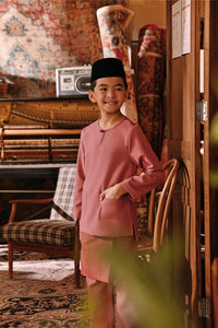 The Akar Kita Baju Melayu Teluk Belanga - Mauve Taupe