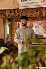 The Akar Kita Men Baju Melayu Teluk Belanga - Pistachio