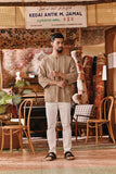 The Akar Kita Men 3/4 Sleeve Kurta - Dustline