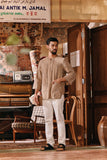 The Akar Kita Men 3/4 Sleeve Kurta - Dustline