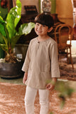 The Akar Kita 3/4 Sleeve Kurta - Champagne Dash