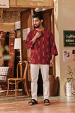 The Akar Kita Men 3/4 Sleeve Kurta - Emberline