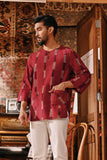 The Akar Kita Men 3/4 Sleeve Kurta - Emberline