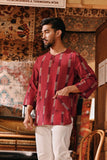 The Akar Kita Men 3/4 Sleeve Kurta - Emberline