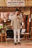 The Akar Kita Men 3/4 Sleeve Kurta - Champagne Dash