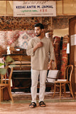 The Akar Kita Men 3/4 Sleeve Kurta - Champagne Dash