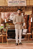 The Akar Kita Men 3/4 Sleeve Kurta - Champagne Dash