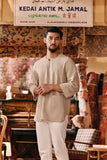 The Akar Kita Men 3/4 Sleeve Kurta - Champagne Dash