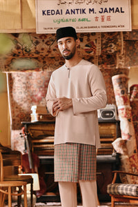 The Akar Kita Men Baju Melayu Teluk Belanga - Almond Sand