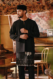 The Akar Kita Men Baju Melayu Teluk Belanga - Black