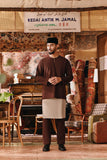 The Akar Kita Men Baju Melayu Teluk Belanga - Dark Burgundy