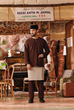 The Akar Kita Men Baju Melayu Teluk Belanga - Dark Burgundy