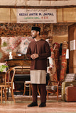 The Akar Kita Men Baju Melayu Teluk Belanga - Dark Burgundy