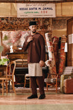 The Akar Kita Men Baju Melayu Teluk Belanga - Dark Burgundy