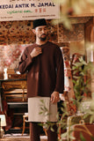 The Akar Kita Men Baju Melayu Teluk Belanga - Dark Burgundy