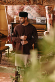 The Akar Kita Men Baju Melayu Teluk Belanga - Dark Burgundy