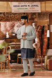 The Akar Kita Men Baju Melayu Teluk Belanga - Gray Mist