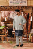 The Akar Kita Men Baju Melayu Teluk Belanga - Gray Mist