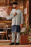 The Akar Kita Men Baju Melayu Teluk Belanga - Gray Mist