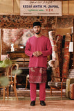 The Akar Kita Men Baju Melayu Teluk Belanga - Magenta