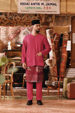 The Akar Kita Men Baju Melayu Teluk Belanga - Magenta