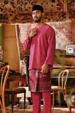 The Akar Kita Men Baju Melayu Teluk Belanga - Magenta