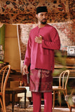 The Akar Kita Men Baju Melayu Teluk Belanga - Magenta