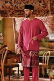 The Akar Kita Men Baju Melayu Teluk Belanga - Magenta