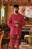 The Akar Kita Men Baju Melayu Teluk Belanga - Magenta