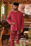 The Akar Kita Men Baju Melayu Teluk Belanga - Magenta