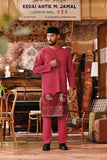 The Akar Kita Men Baju Melayu Teluk Belanga - Magenta