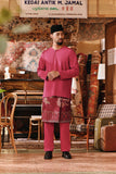 The Akar Kita Men Baju Melayu Teluk Belanga - Magenta