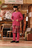 The Akar Kita Men Baju Melayu Teluk Belanga - Magenta