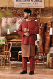 The Akar Kita Men Baju Melayu Teluk Belanga - Maroon Dust