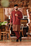 The Akar Kita Men Baju Melayu Teluk Belanga - Maroon Dust