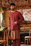 The Akar Kita Men Baju Melayu Teluk Belanga - Maroon Dust