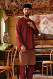 The Akar Kita Men Baju Melayu Teluk Belanga - Maroon Dust